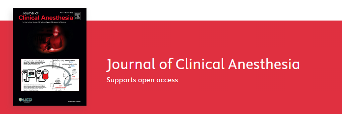 JOURNAL OF CLINICAL ANESTHESIAڿ